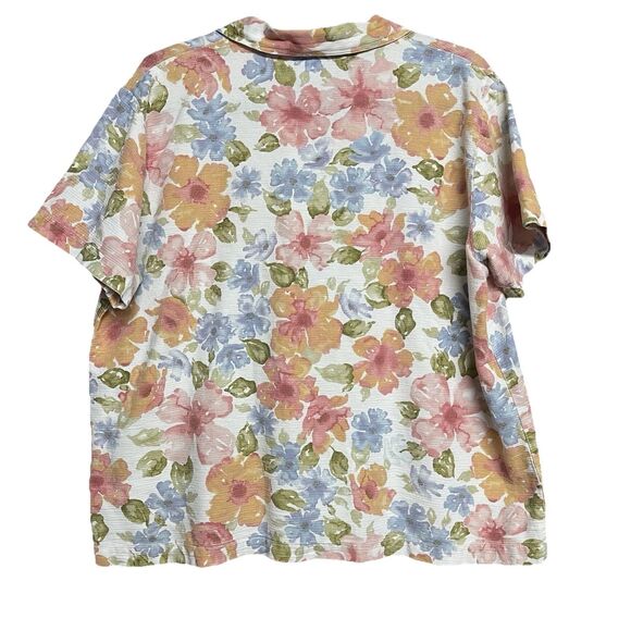 Hot Cotton by Marc Ware Floral Shirt – Size Large – RN#94702 – Made in USA - Picture 2 of 4